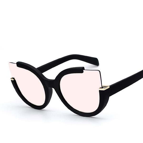 Pink & Black Cat Eye Sunglasses