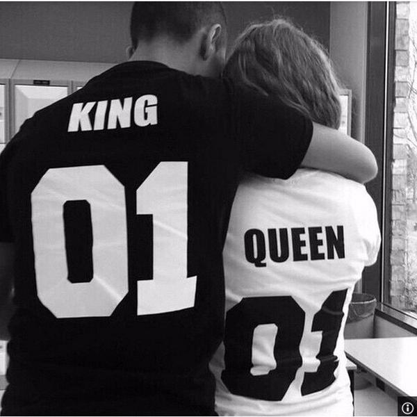 King Queen Couples T-Shirts