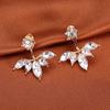 Leaves Crystal Earrings